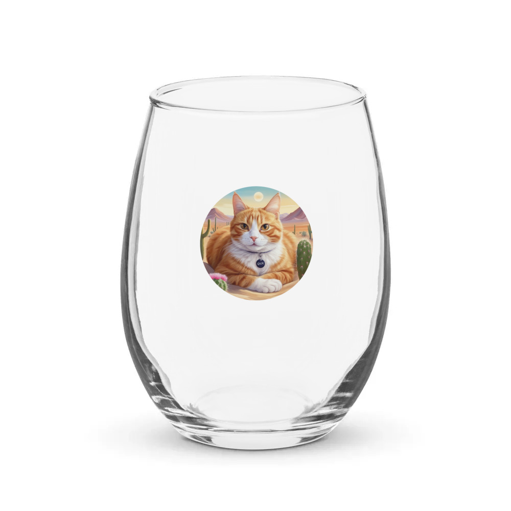 PugMug Custom Jack Jack Stemless Wine Glass