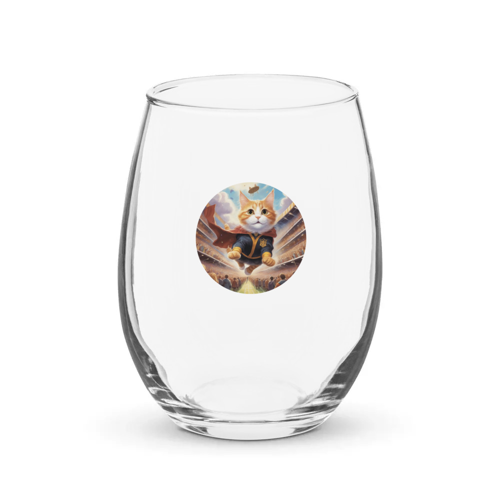 PugMug Custom Jack Jack Stemless Wine Glass