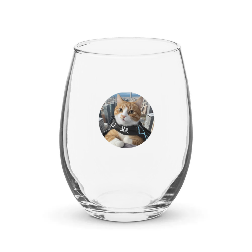 PugMug Custom Jack Jack Stemless Wine Glass