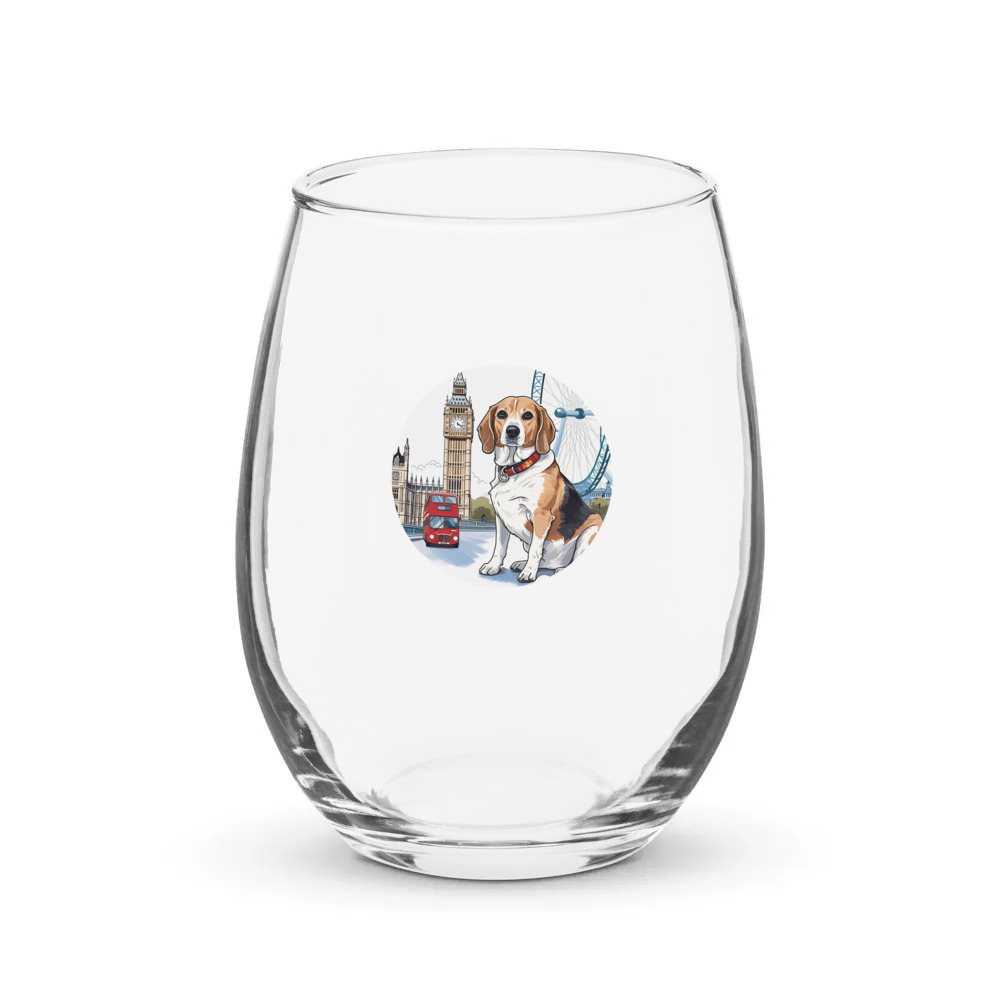 PugMug Custom Munchkin Stemless Wine Glass