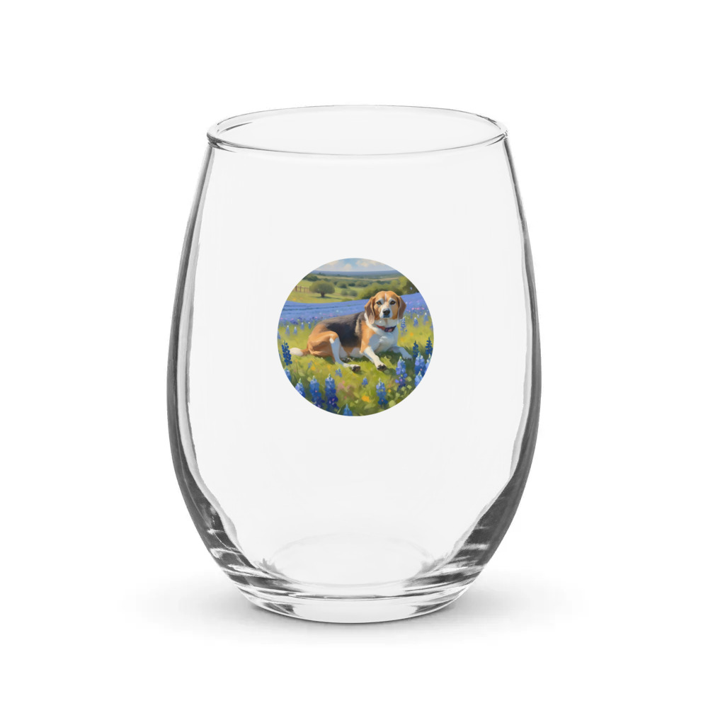 PugMug Custom Munchkin Stemless Wine Glass