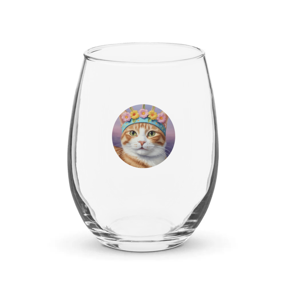 PugMug Custom Jack Jack Stemless Wine Glass