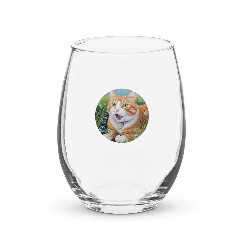 PugMug Custom Jack Jack Stemless Wine Glass