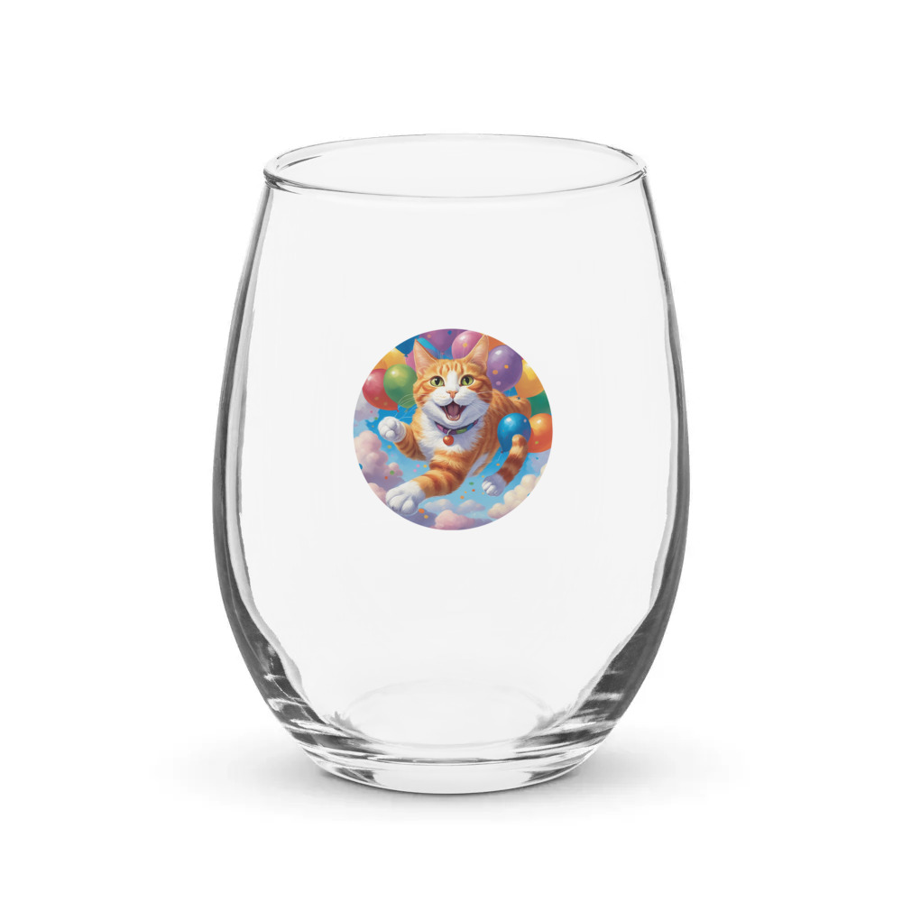 PugMug Custom Jack Jack Stemless Wine Glass