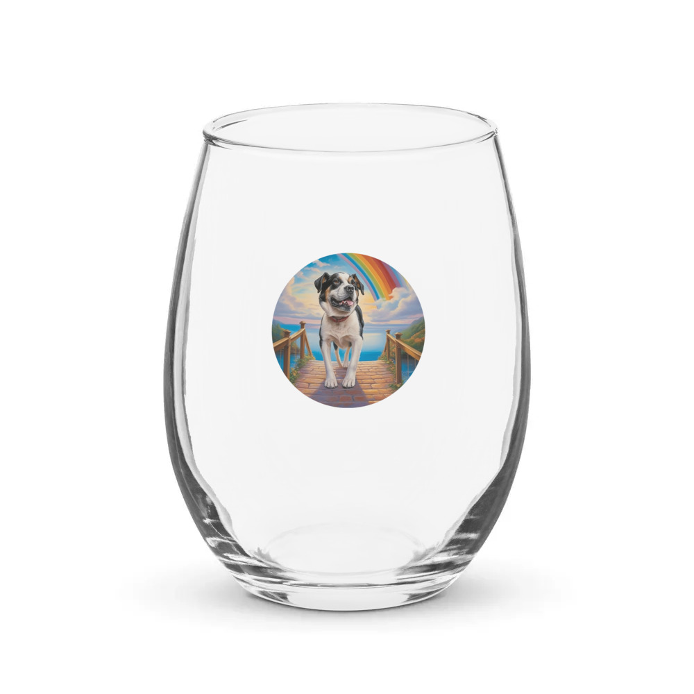 PugMug Custom McHenry Stemless Wine Glass