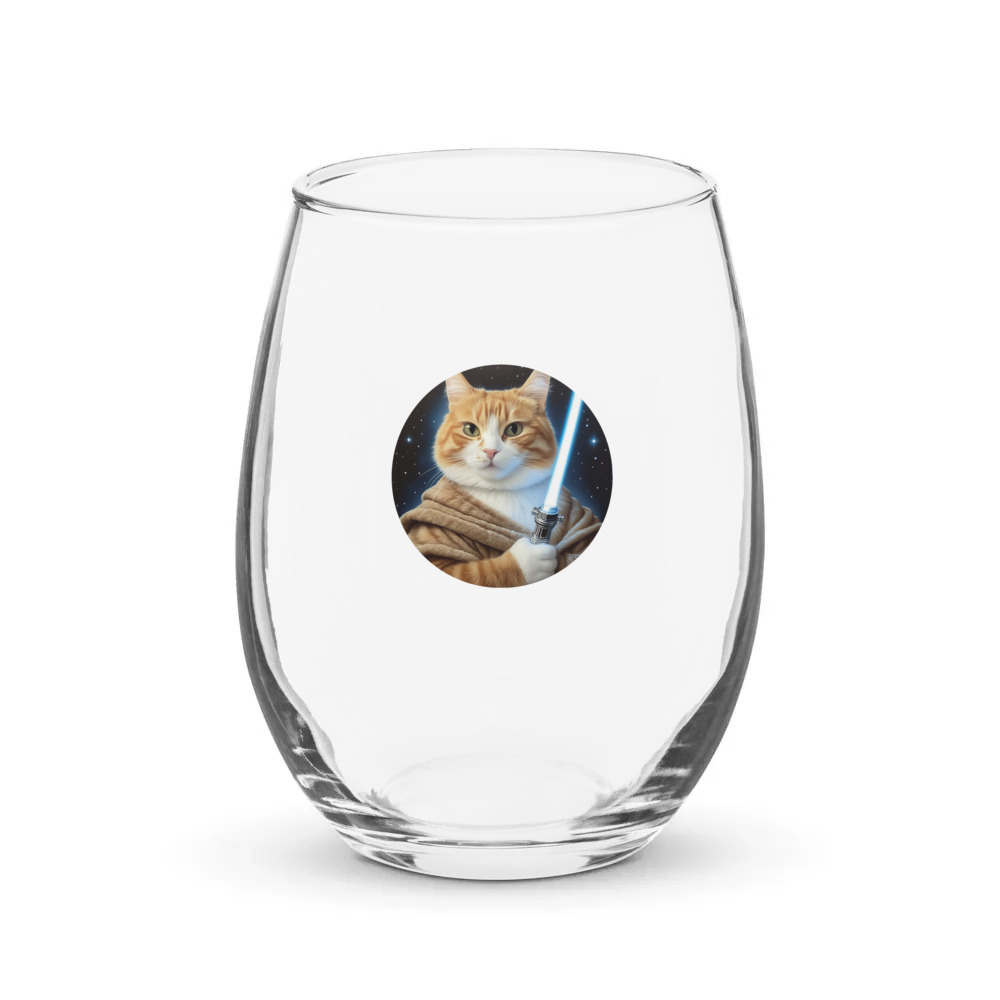 PugMug Custom Jack Jack Stemless Wine Glass