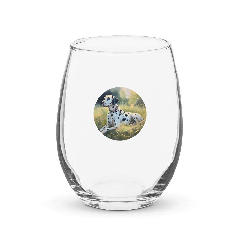 PugMug Custom Pet Stemless Wine Glass