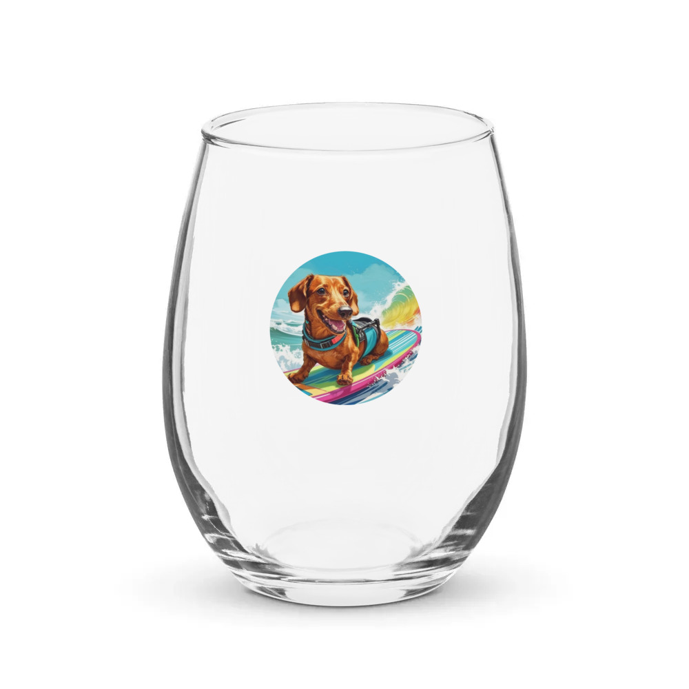 PugMug Custom Rex Stemless Wine Glass
