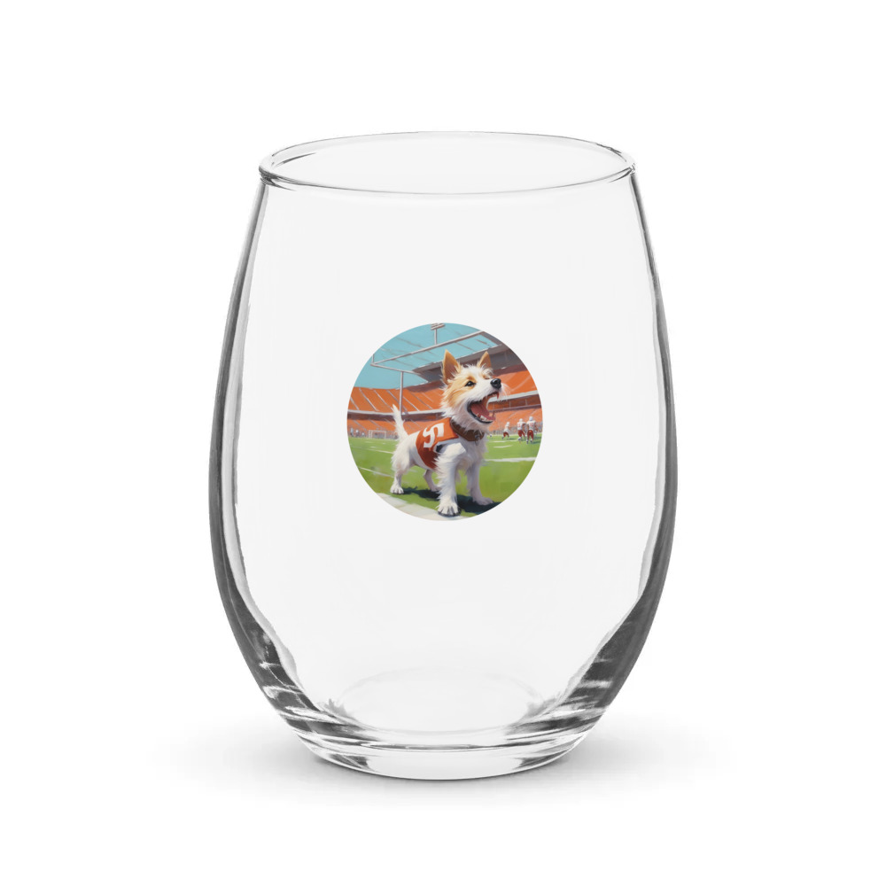 PugMug Custom Luna Stemless Wine Glass