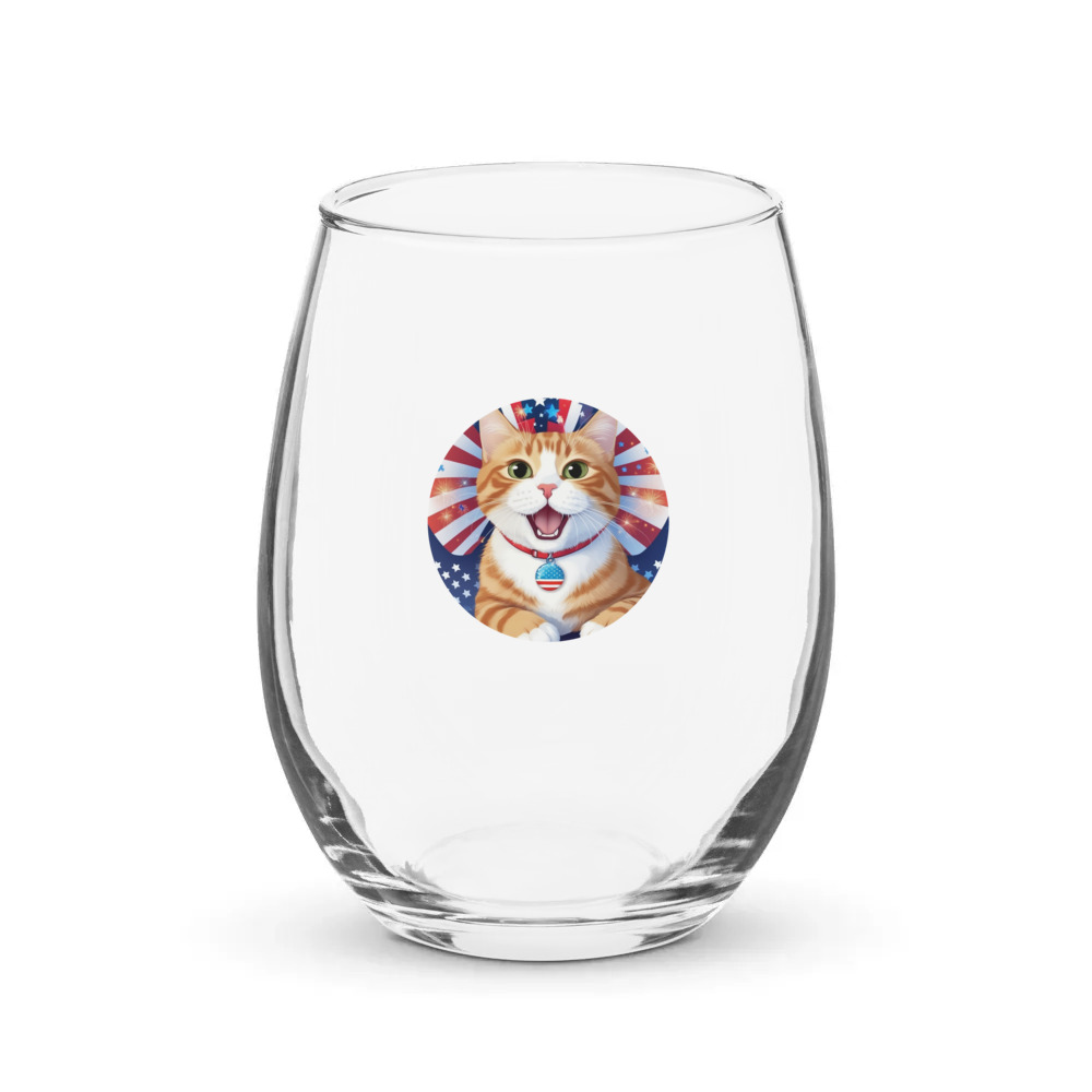 PugMug Custom Jack Jack Stemless Wine Glass