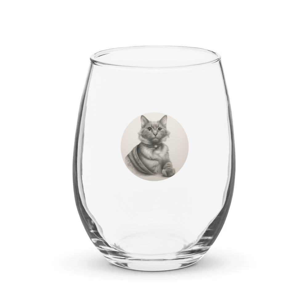 PugMug Custom Thumper Stemless Wine Glass