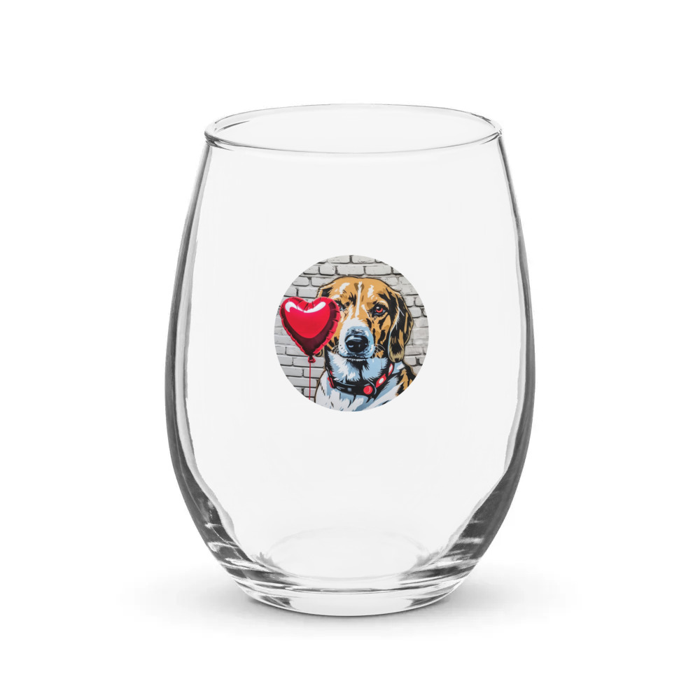 PugMug Custom Munchkin Stemless Wine Glass