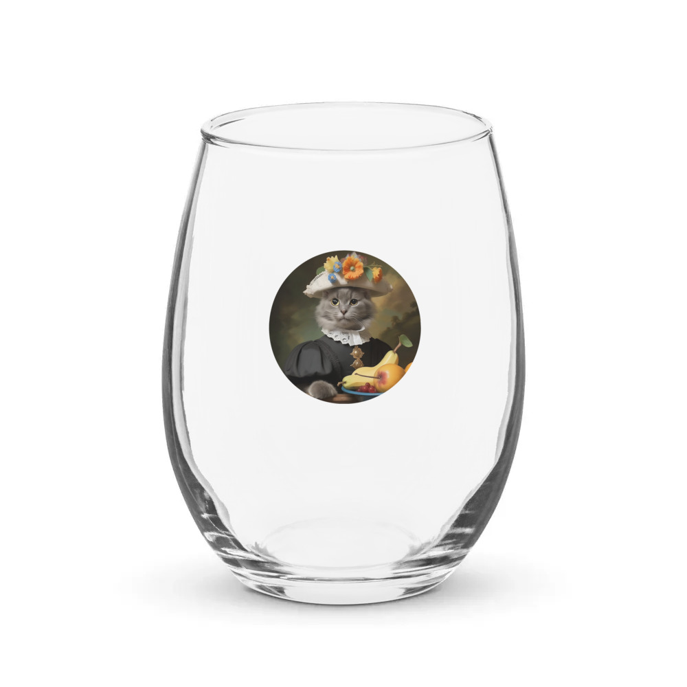 PugMug Custom Thumper Stemless Wine Glass