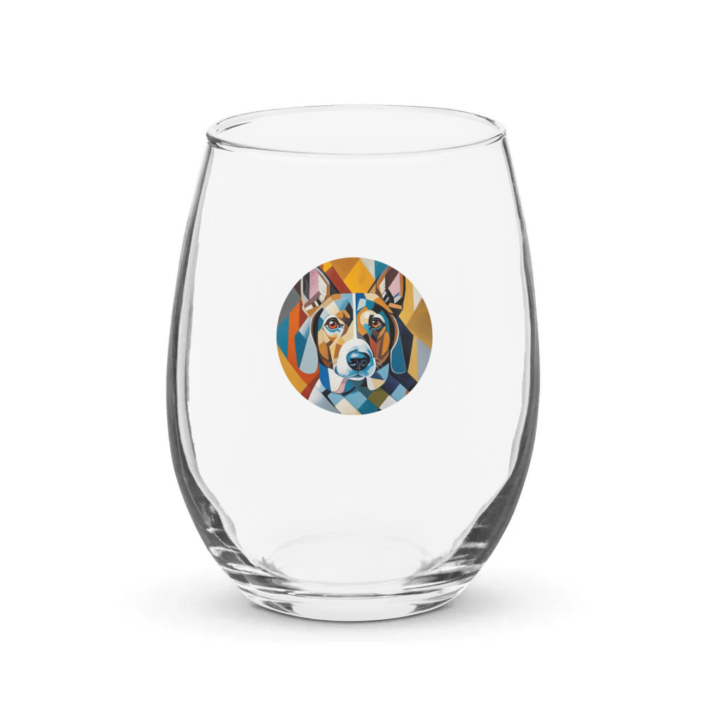 PugMug Custom Munchkin Stemless Wine Glass