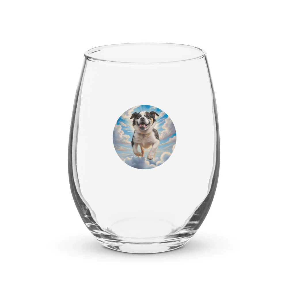 PugMug Custom McHenry Stemless Wine Glass