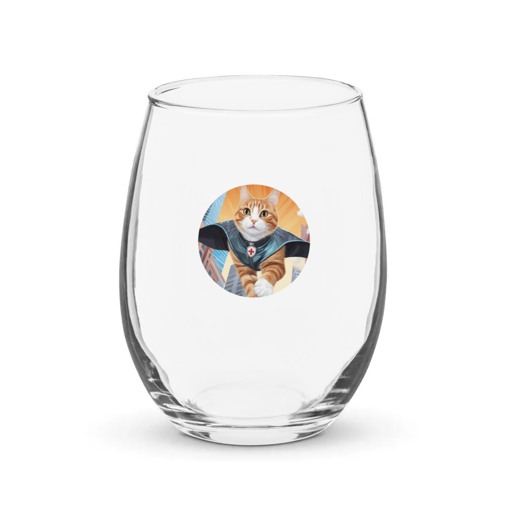 PugMug Custom Jack Jack Stemless Wine Glass