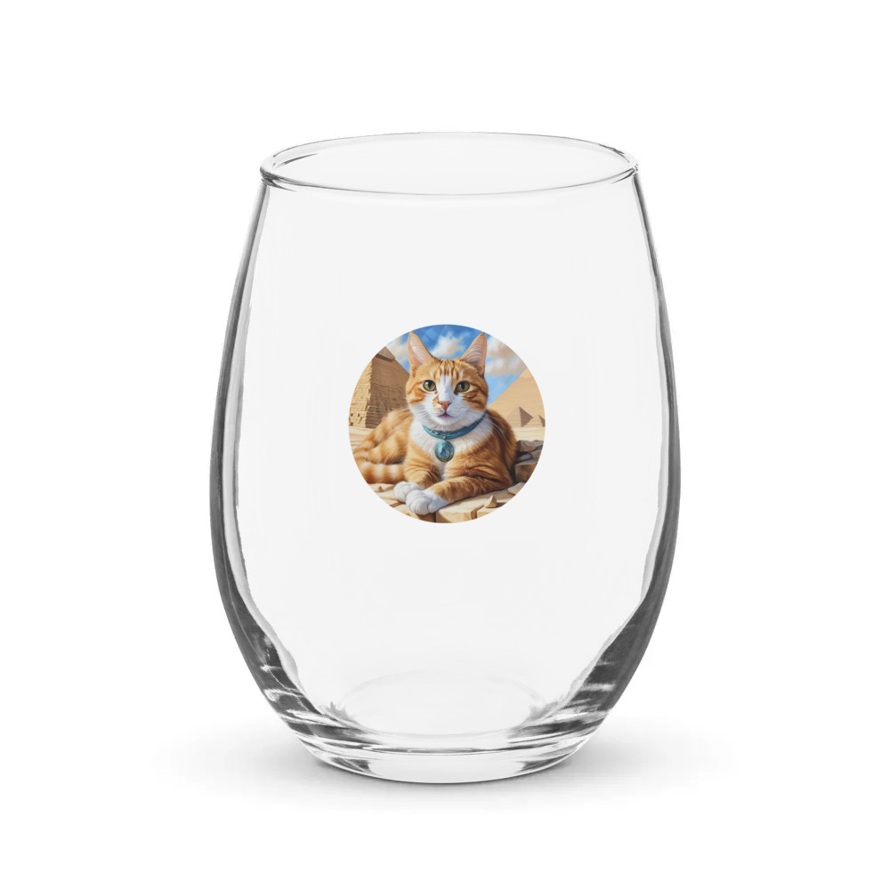 PugMug Custom Jack Jack Stemless Wine Glass