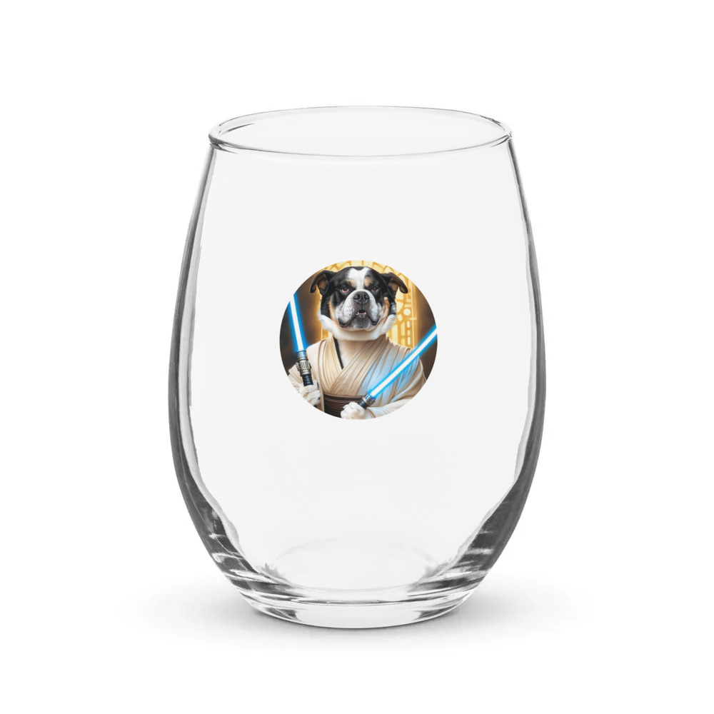 PugMug Custom McHenry Stemless Wine Glass