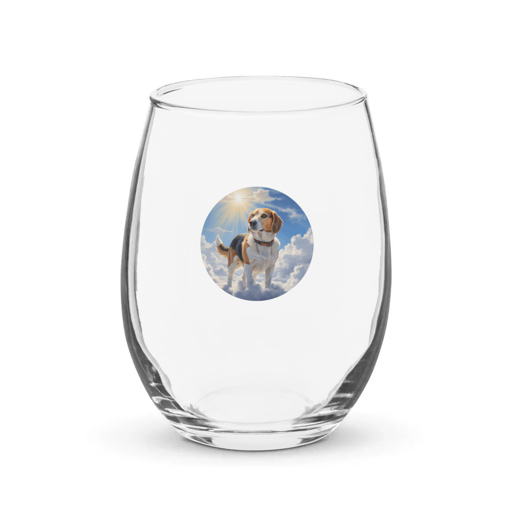 PugMug Custom Munchkin Stemless Wine Glass