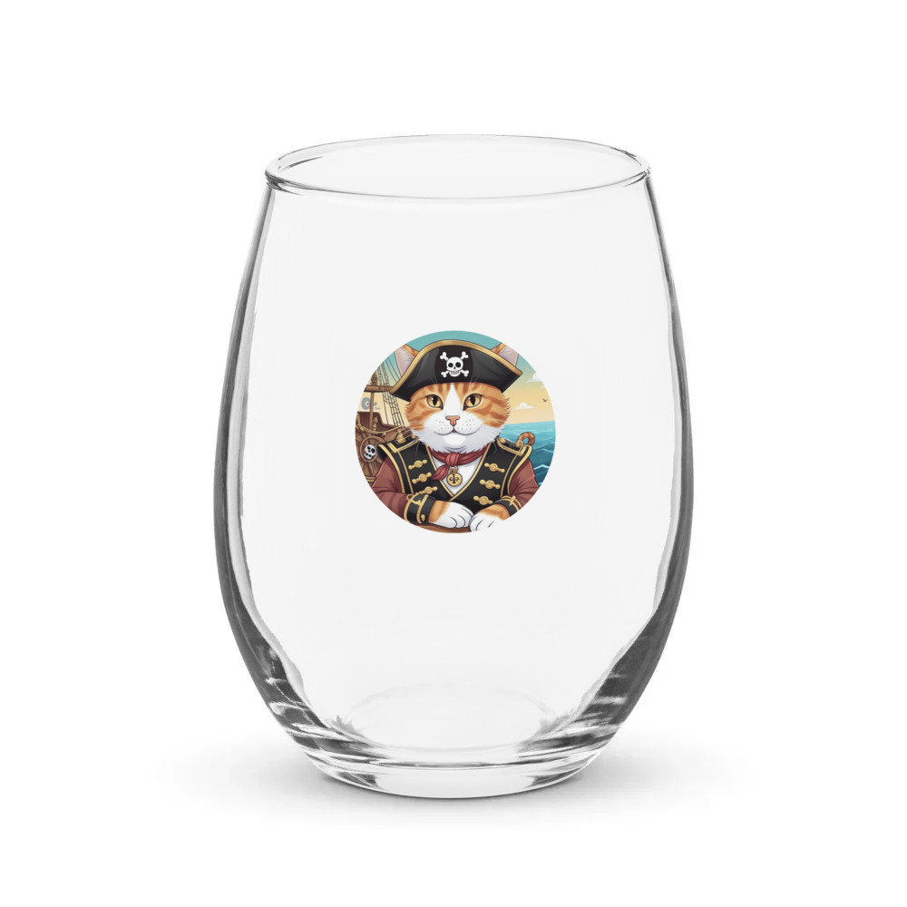PugMug Custom Jack Jack Stemless Wine Glass