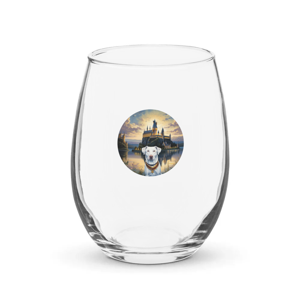 PugMug Custom Penny Stemless Wine Glass