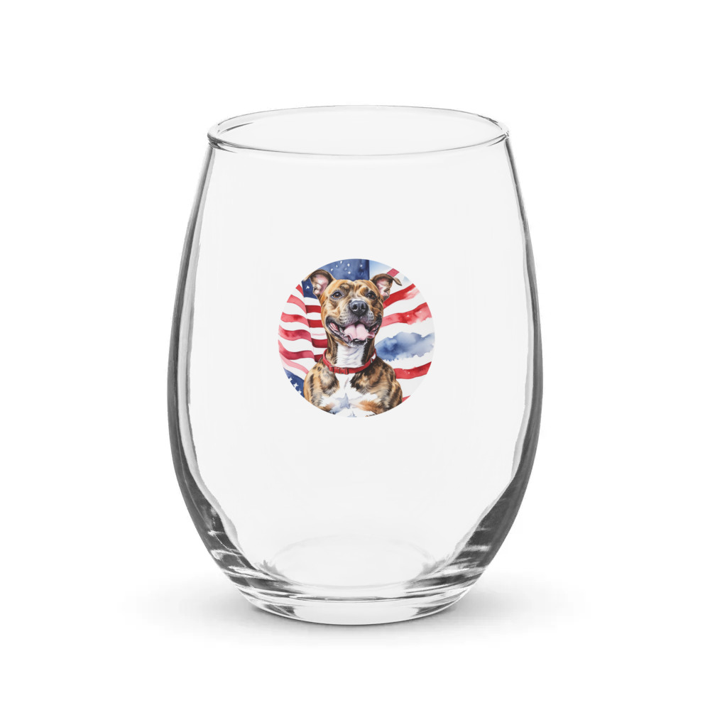 PugMug Custom Tony Hawk Stemless Wine Glass