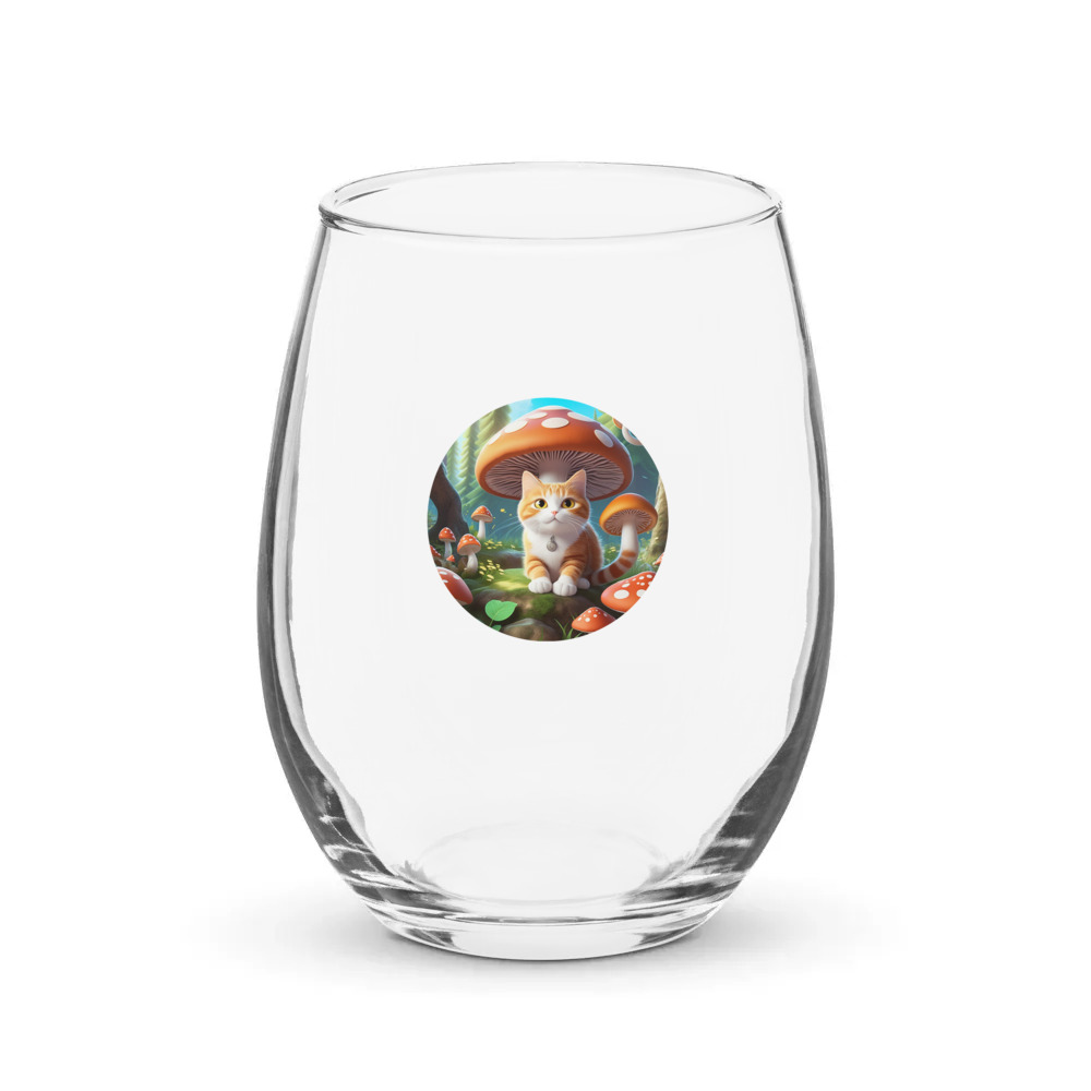 PugMug Custom Jack Jack Stemless Wine Glass