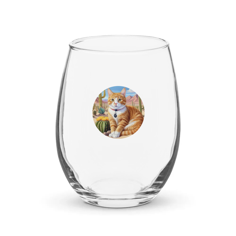 PugMug Custom Jack Jack Stemless Wine Glass