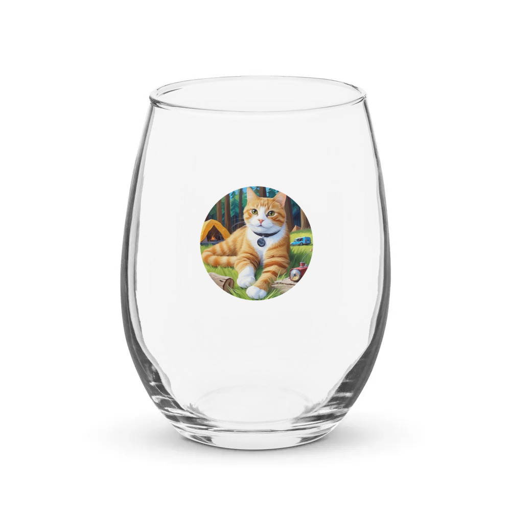 PugMug Custom Jack Jack Stemless Wine Glass