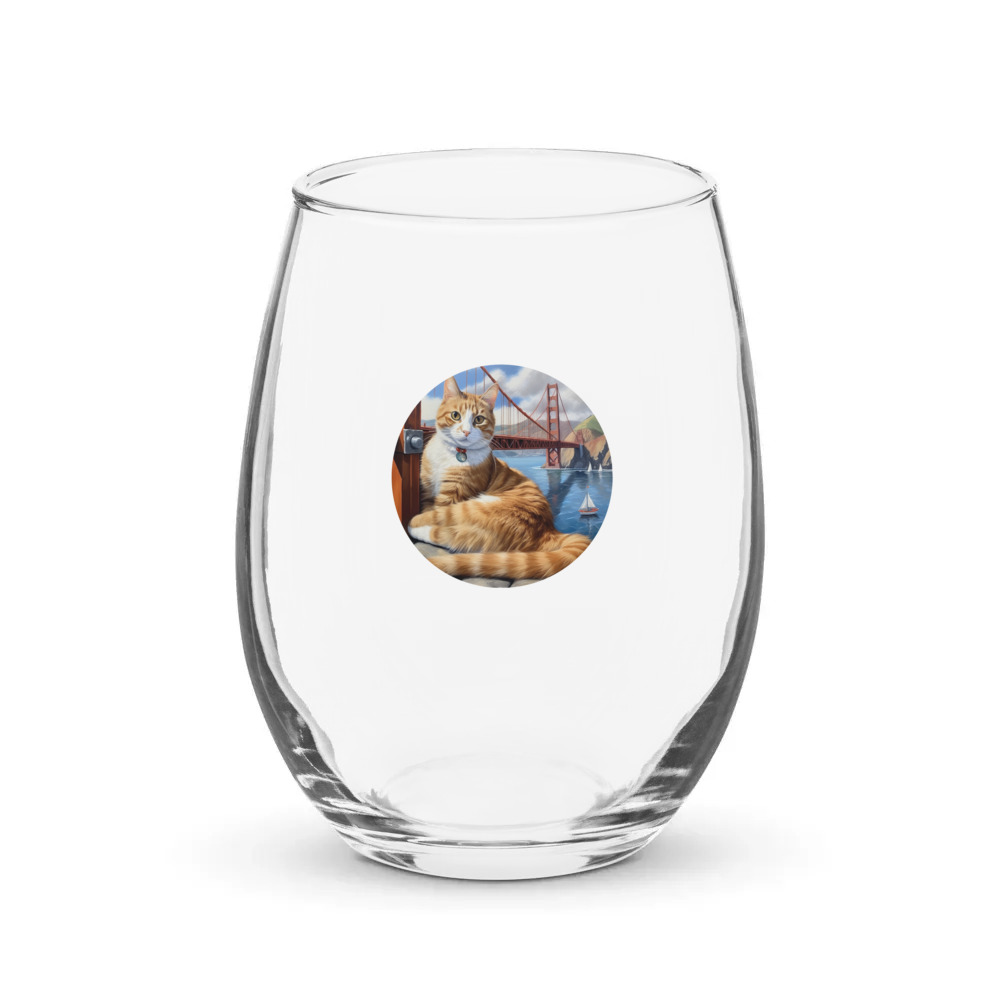 PugMug Custom Jack Jack Stemless Wine Glass
