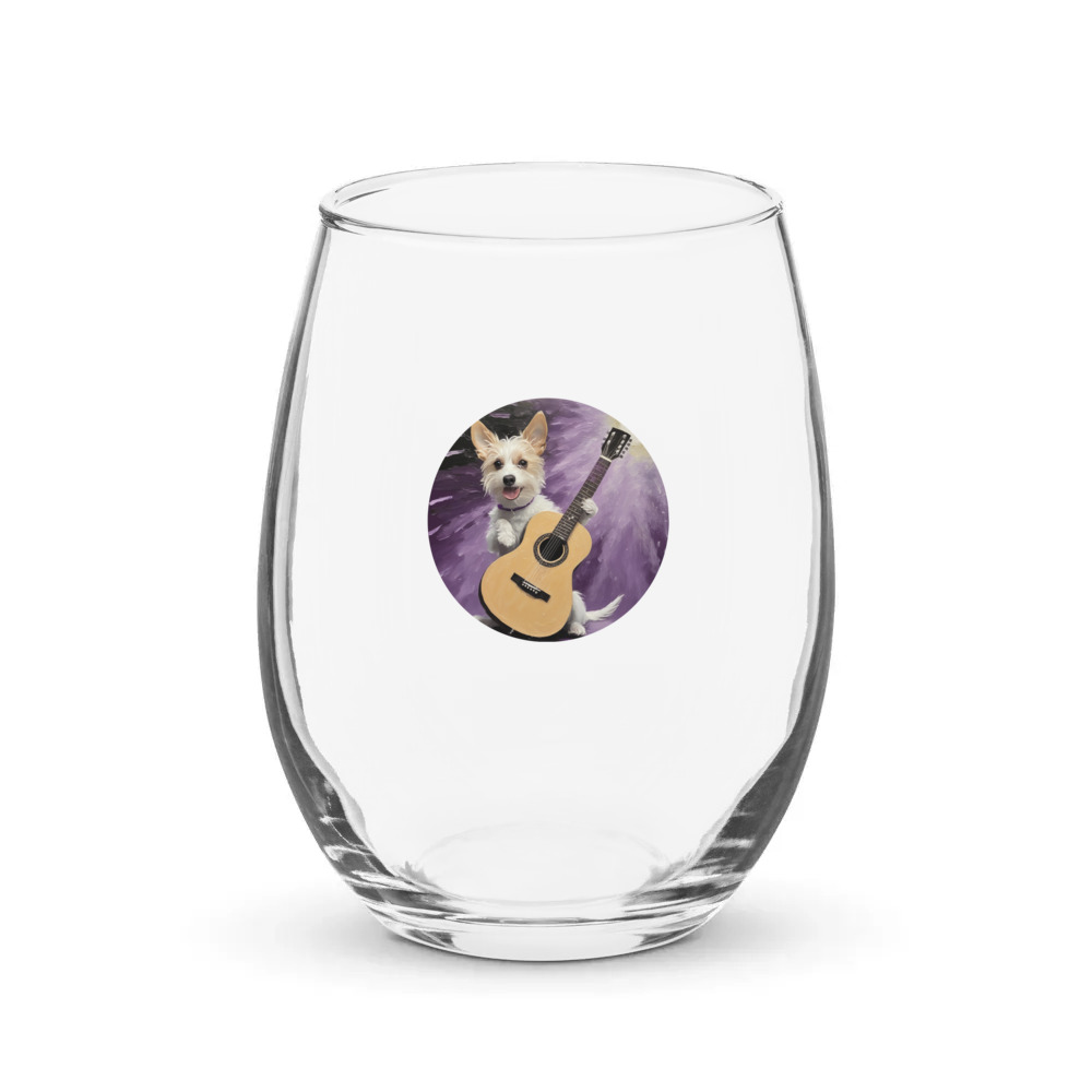 PugMug Custom Luna Stemless Wine Glass
