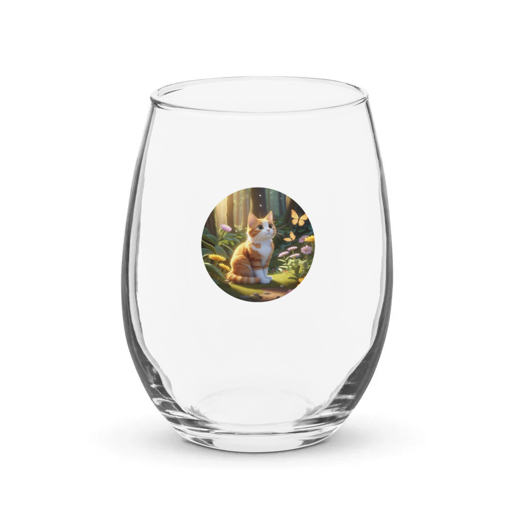 PugMug Custom Jack Jack Stemless Wine Glass
