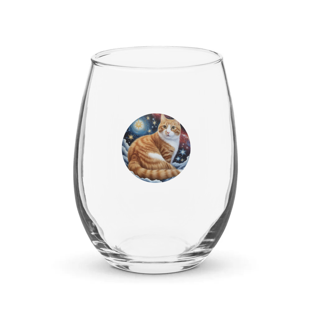 PugMug Custom Jack Jack Stemless Wine Glass
