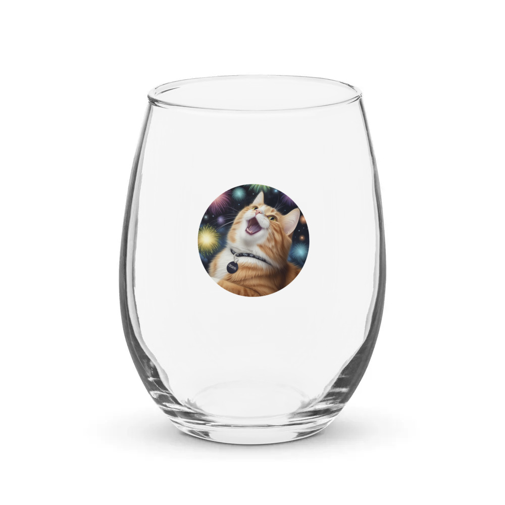 PugMug Custom Jack Jack Stemless Wine Glass