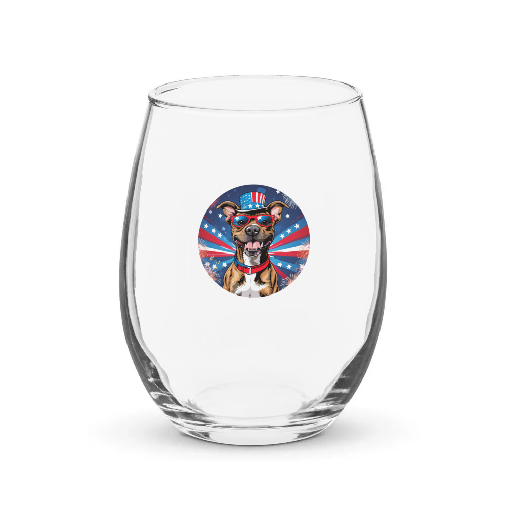 PugMug Custom Tony Hawk Stemless Wine Glass