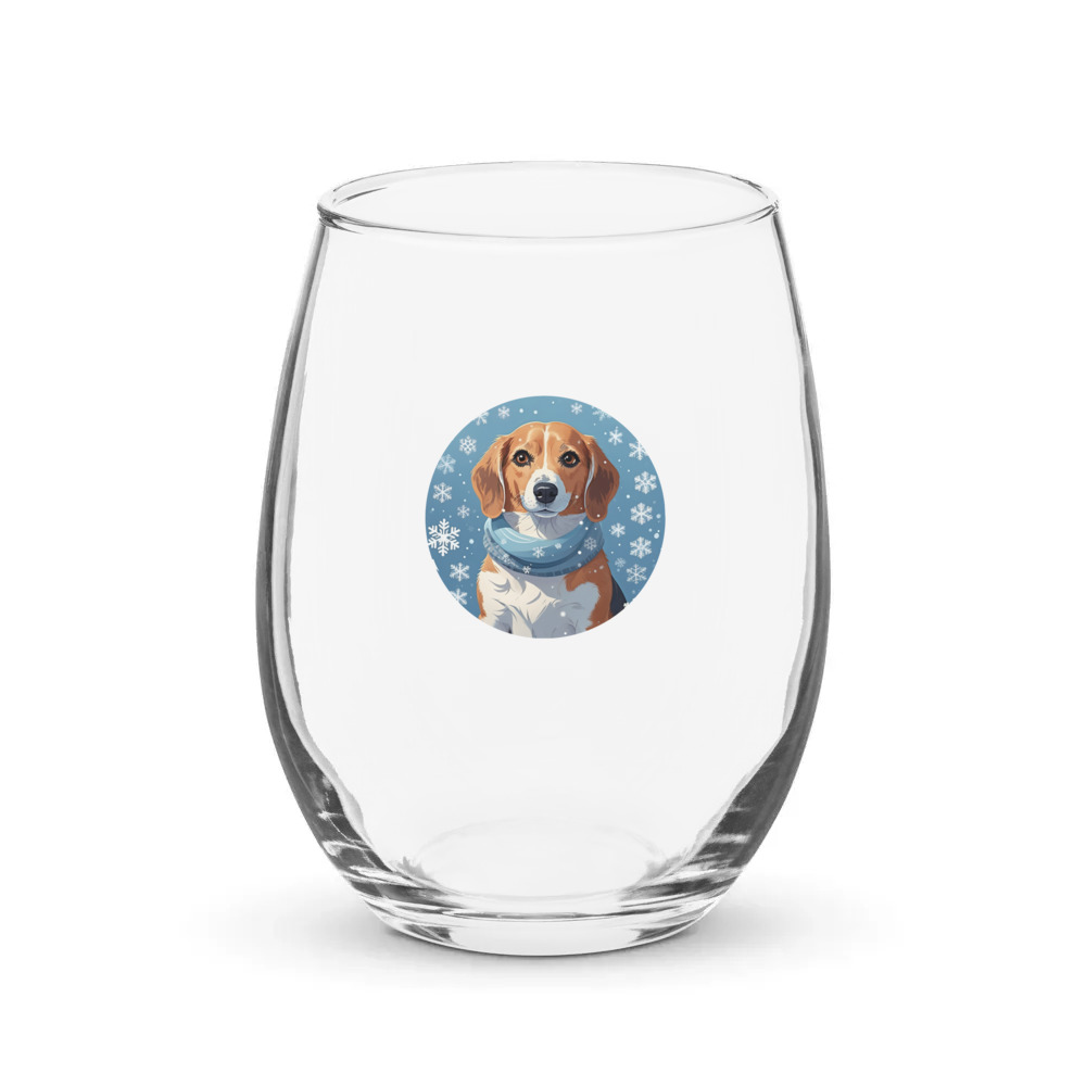 PugMug Custom Munchkin Stemless Wine Glass