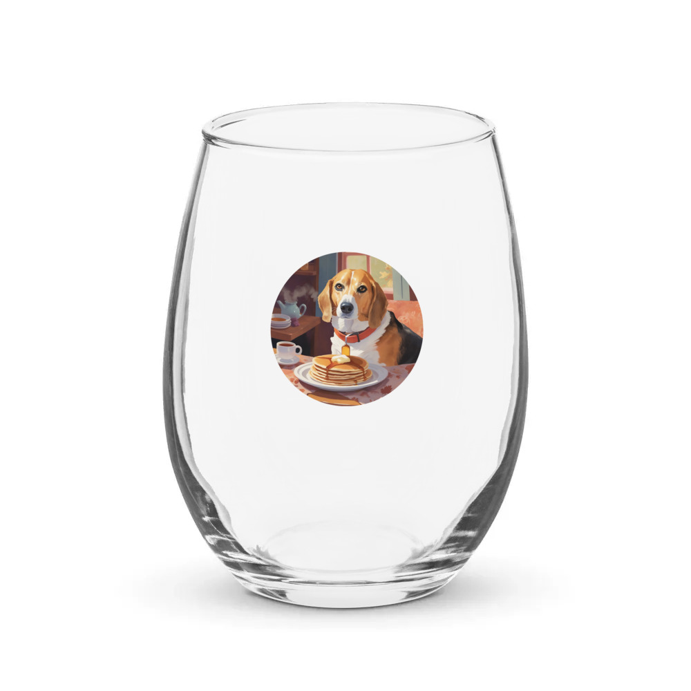 PugMug Custom Munchkin Stemless Wine Glass