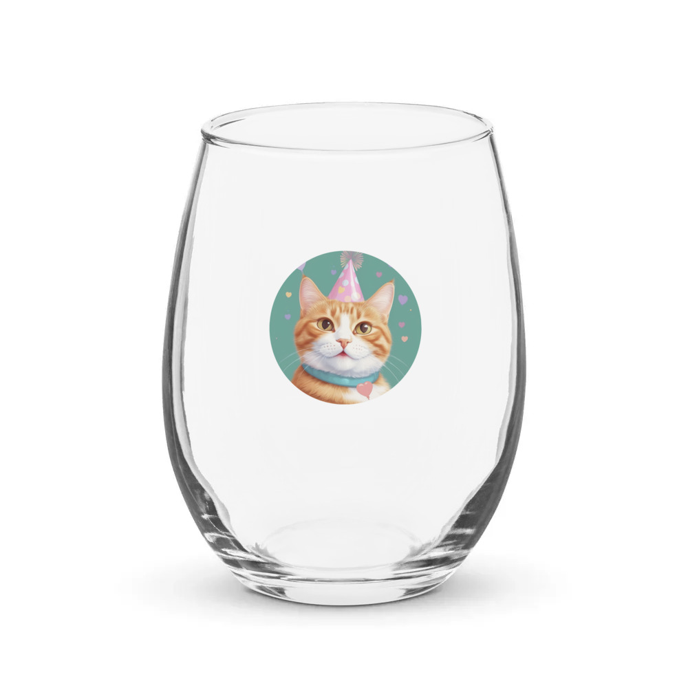 PugMug Custom Jack Jack Stemless Wine Glass