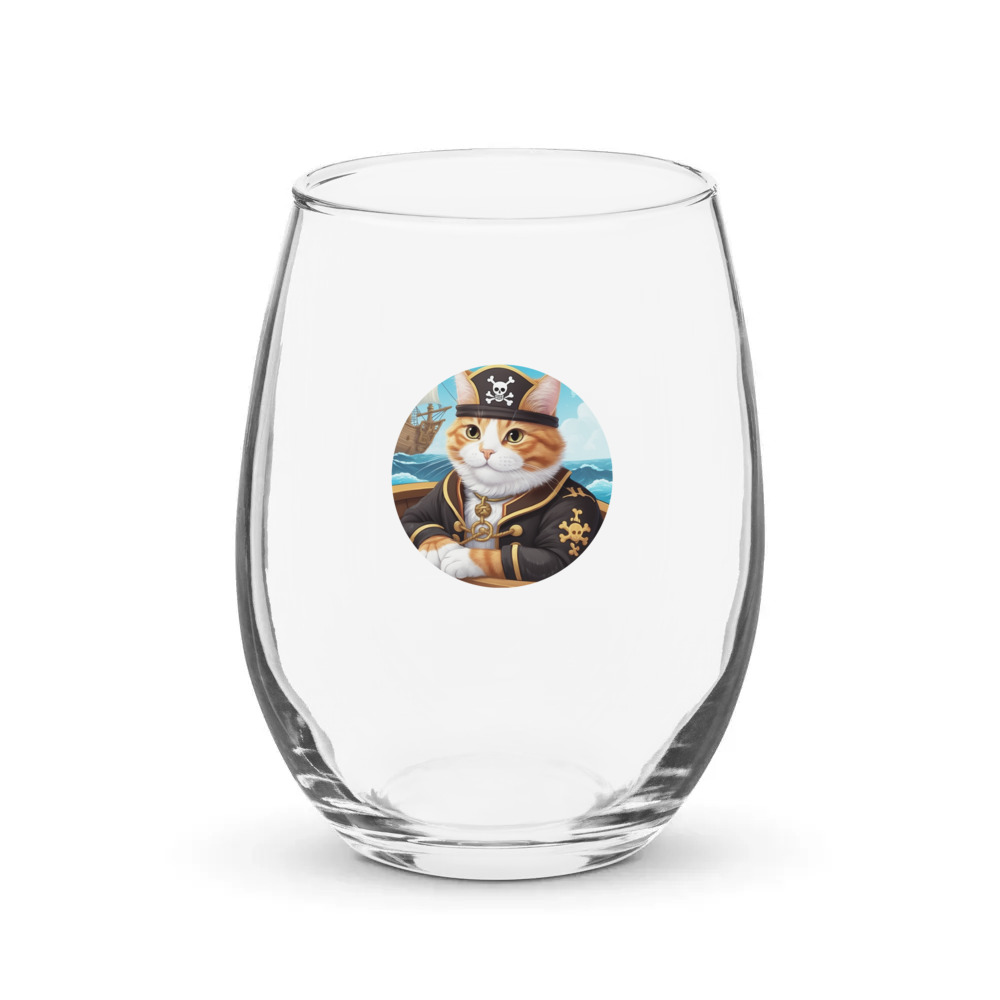 PugMug Custom Jack Jack Stemless Wine Glass