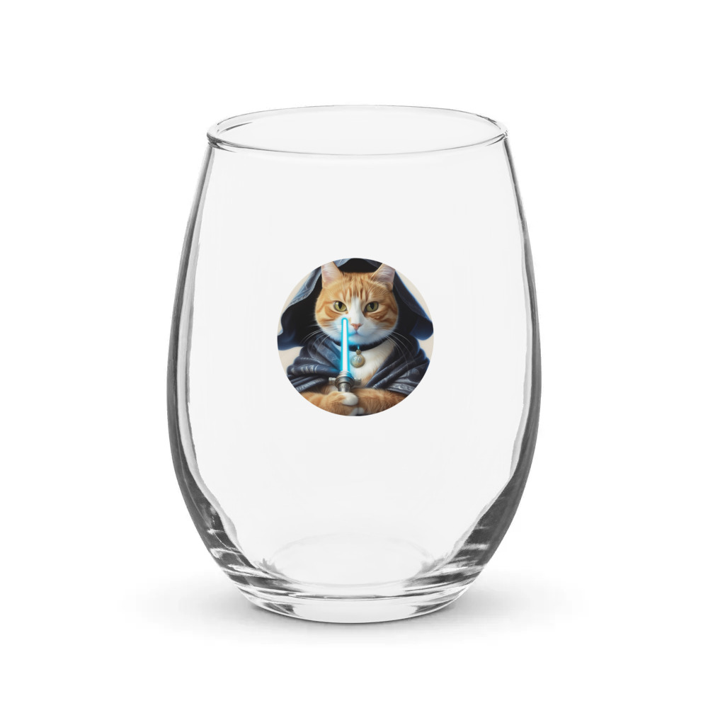 PugMug Custom Jack Jack Stemless Wine Glass