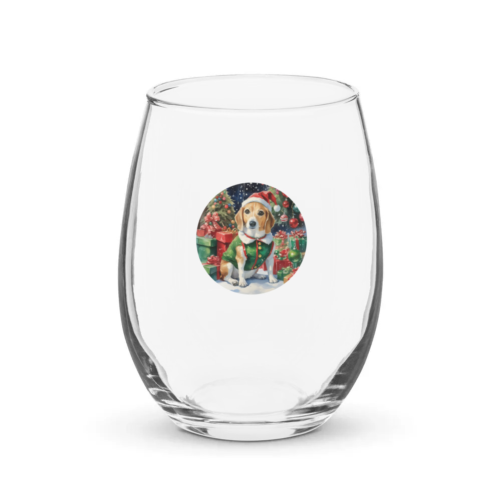 PugMug Custom Munchkin Stemless Wine Glass