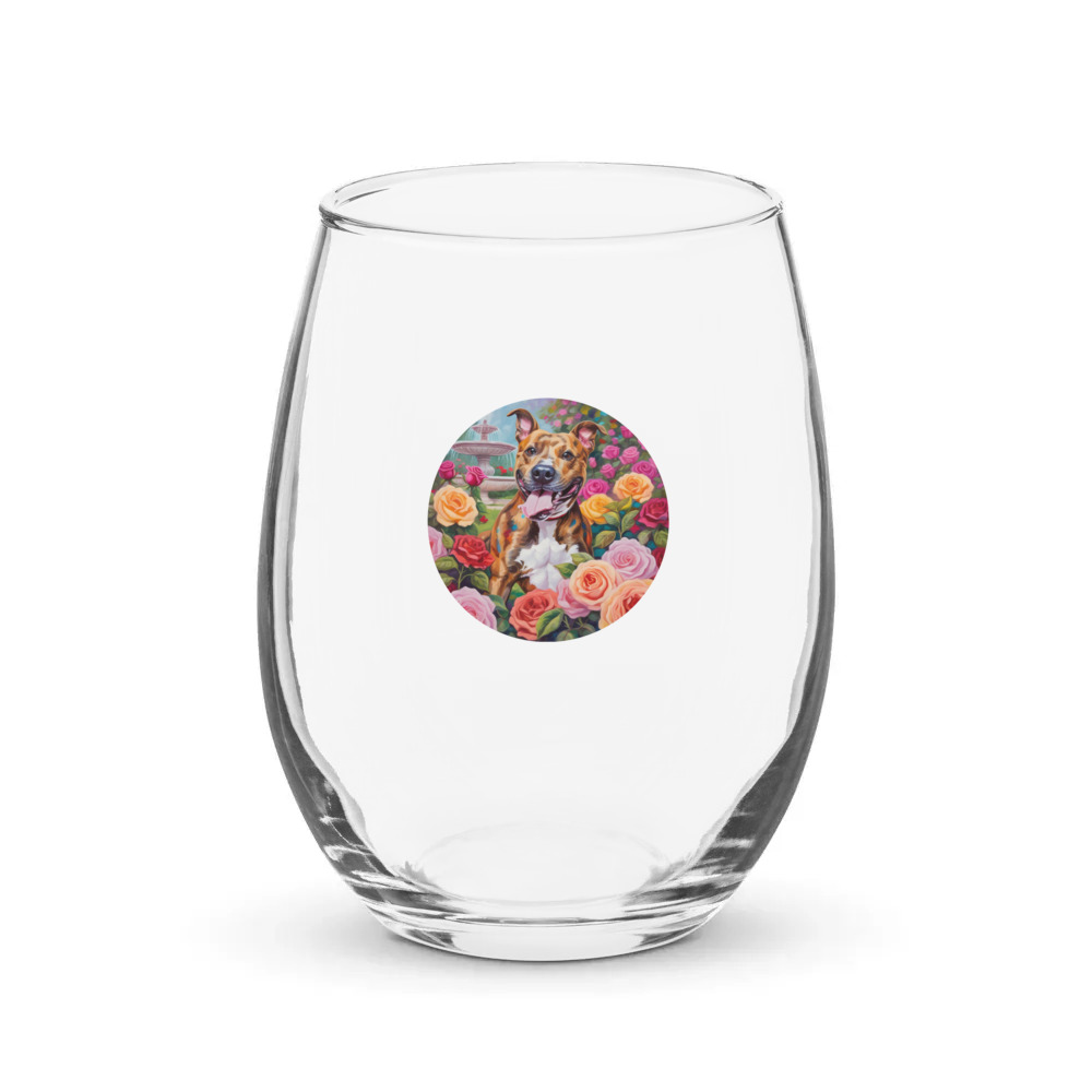 PugMug Custom Tony Hawk Stemless Wine Glass