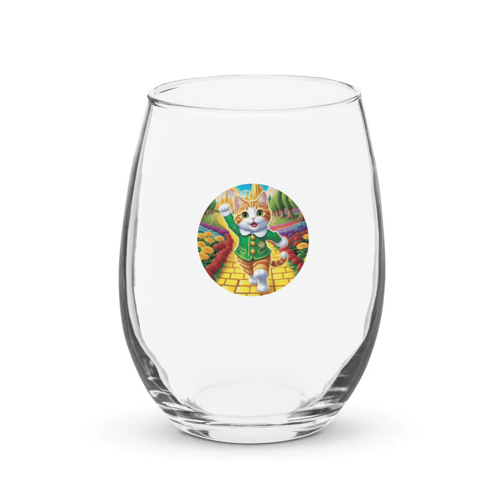 PugMug Custom Jack Jack Stemless Wine Glass