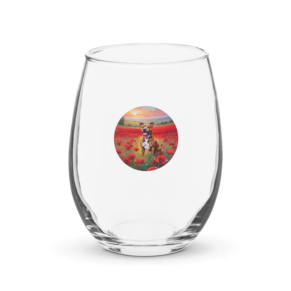 PugMug Custom Tony Hawk Stemless Wine Glass