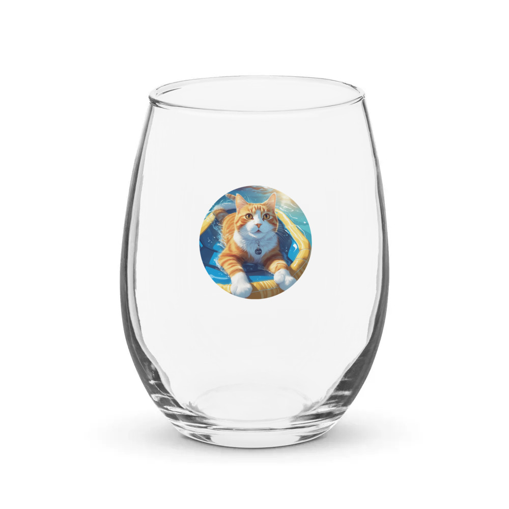 PugMug Custom Jack Jack Stemless Wine Glass