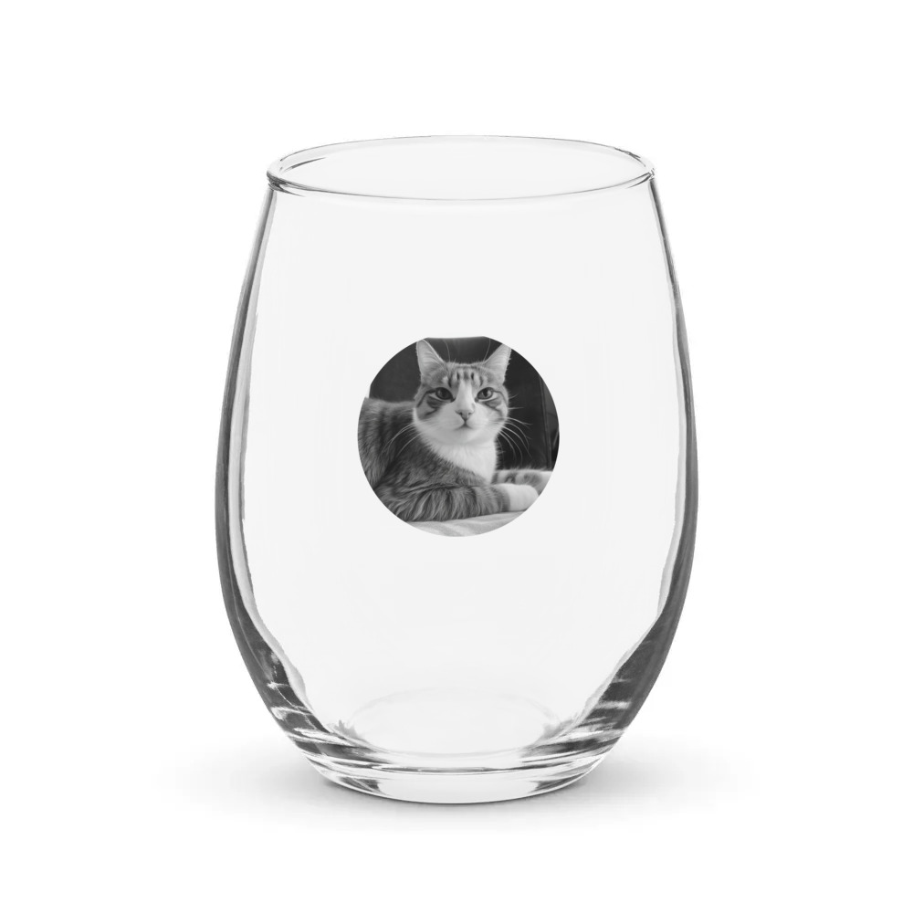 PugMug Custom Jack Jack Stemless Wine Glass