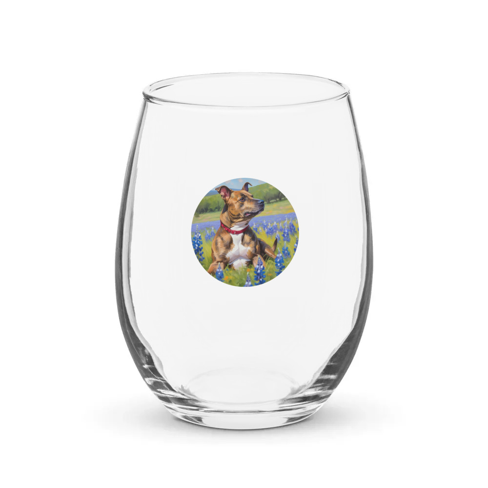 PugMug Custom Tony Hawk Stemless Wine Glass