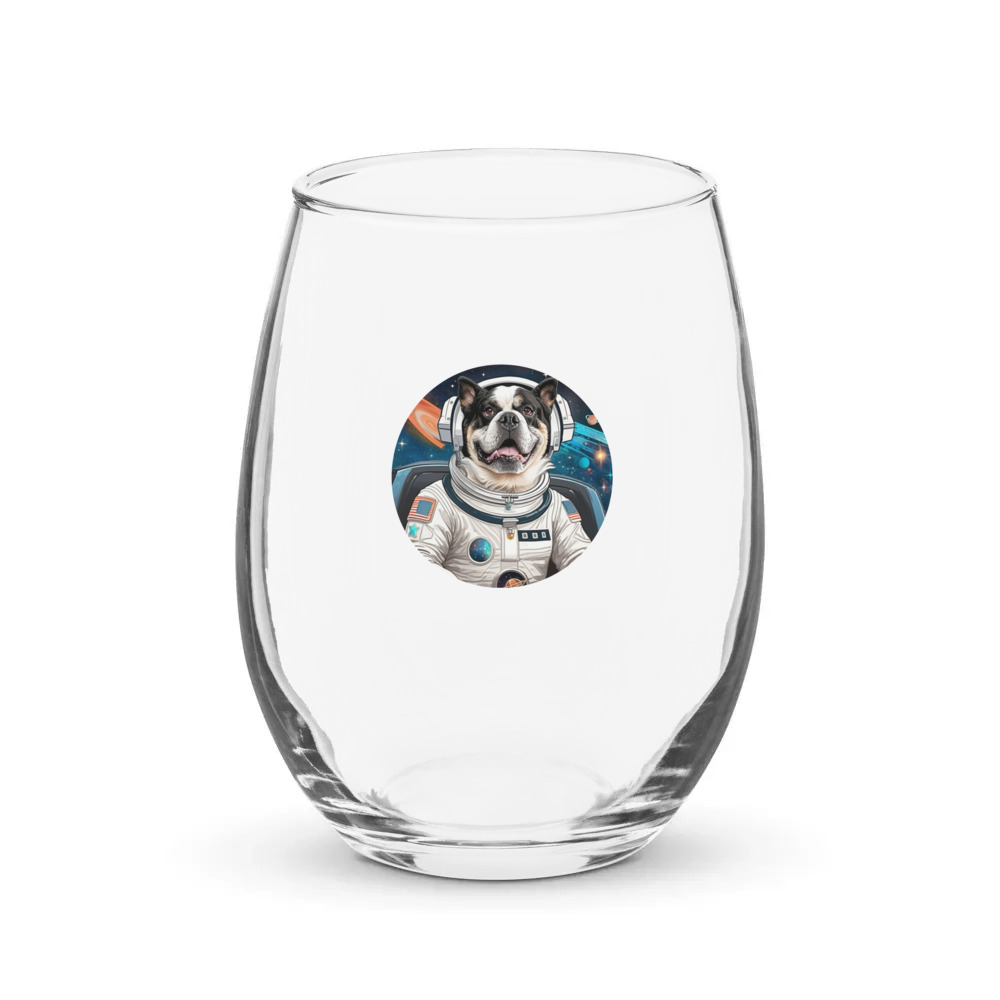 PugMug Custom McHenry Stemless Wine Glass