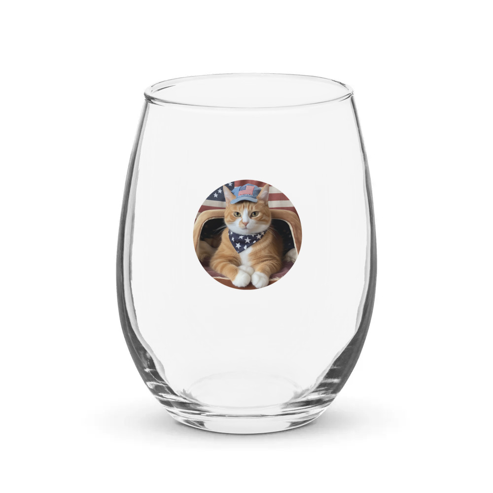 PugMug Custom Jack Jack Stemless Wine Glass