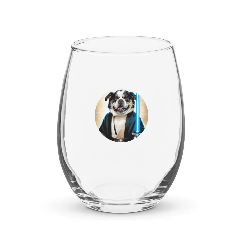 PugMug Custom McHenry Stemless Wine Glass
